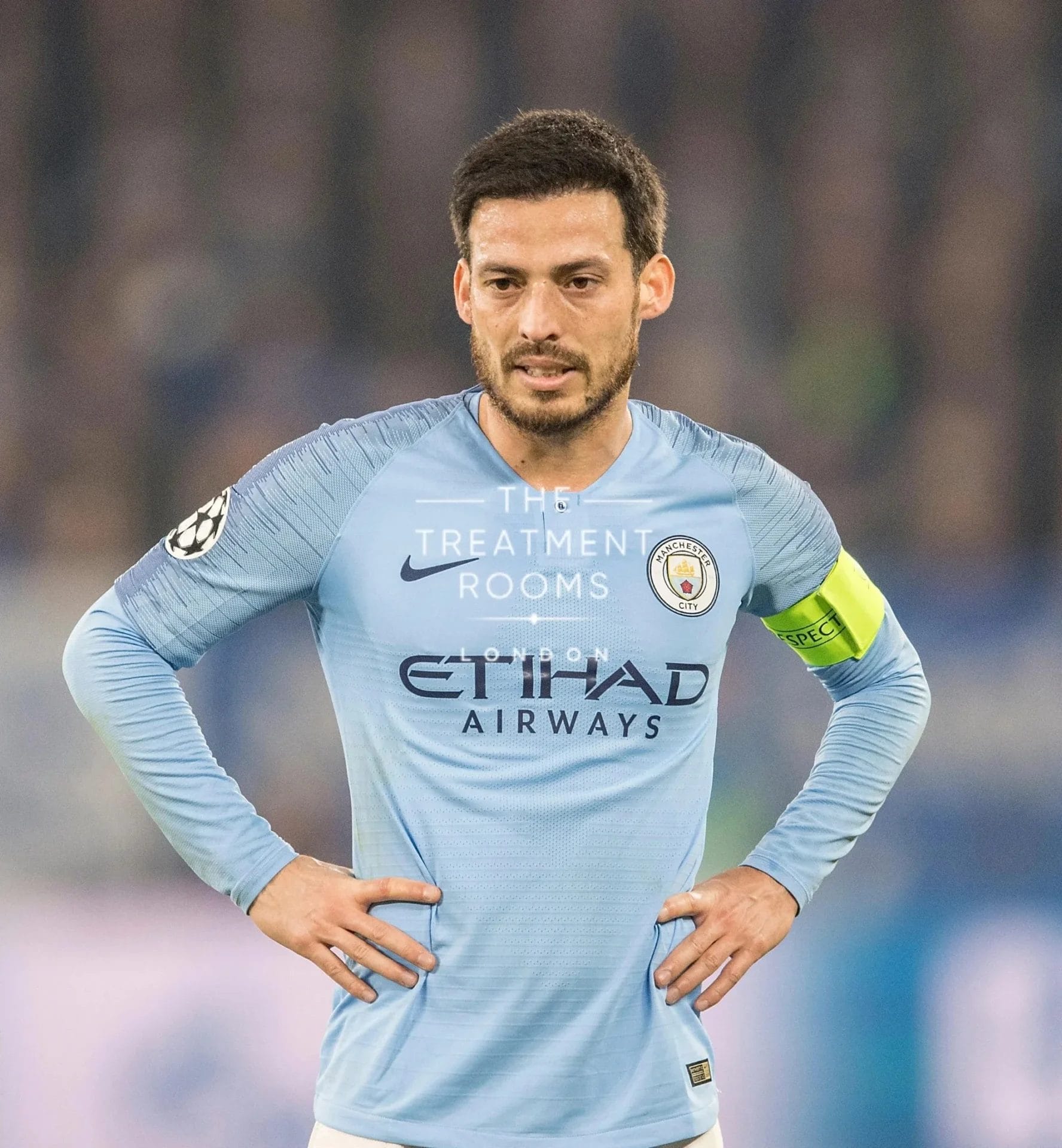 David Silva in 2019 with a fuller hairline