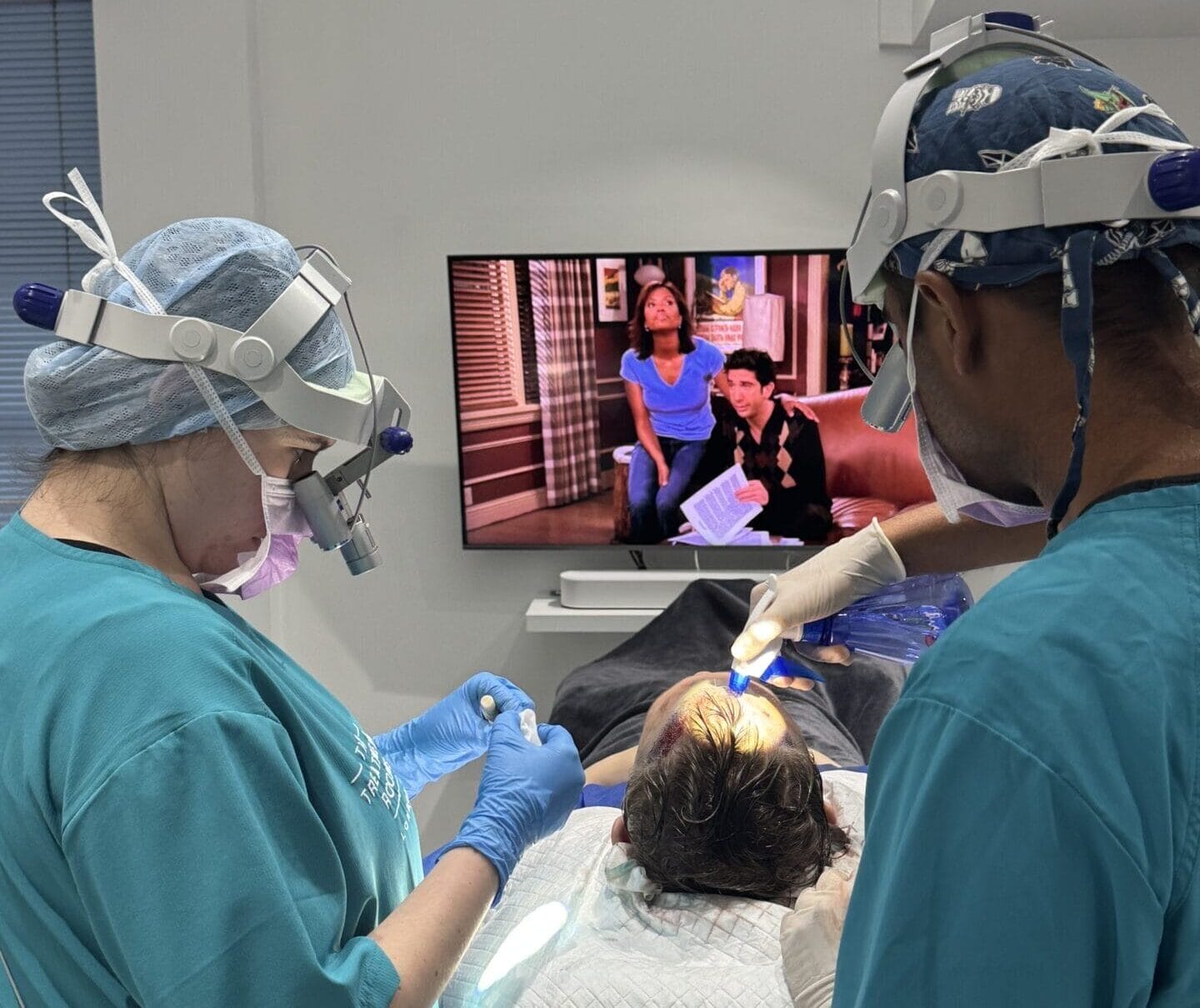 IMG_4868 new hair transplant procedure going on at London Treatment Rooms