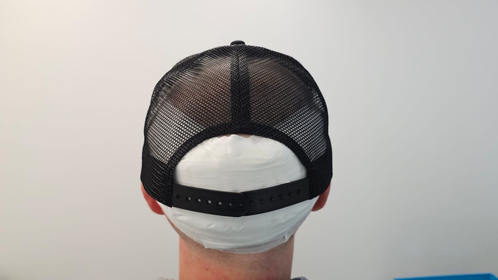 cap and bandage after hair transplant