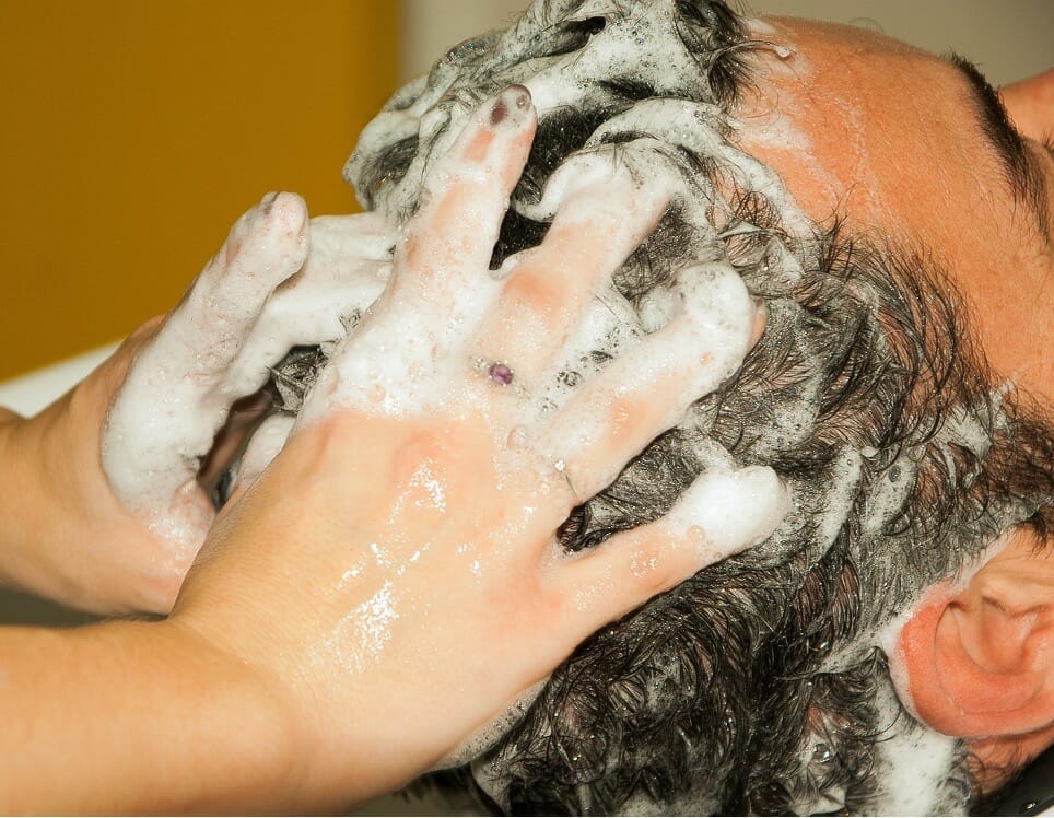 using caffeine shampoo after hair transplant